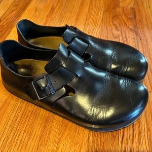 Birkenstock Boston Black Leather M43/US 10 Professional/Nonslip
